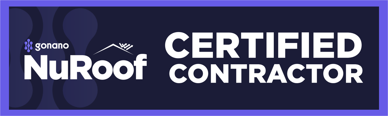 Certified GoNano Contractor badge