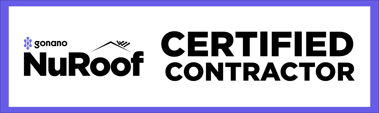 Certified GoNano Contractor badge
